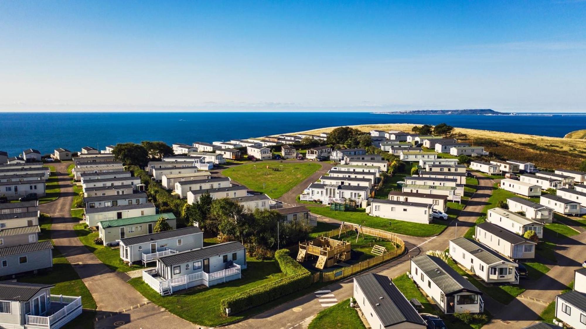 Emma'S Sea View 2-Bedroom Caravan At Durdle Door Near Wareham Dorset West Lulworth Esterno foto
